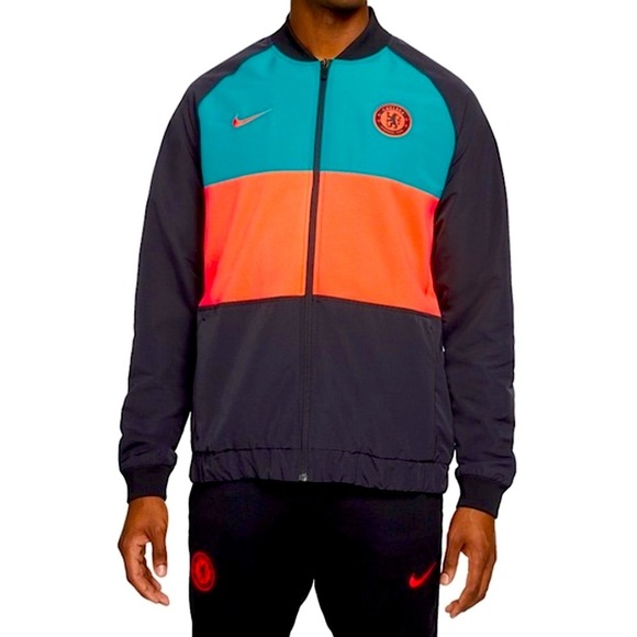 NIKE X CHELSEA 2021/22 MEN'S 196 UEFA CHAMPIONS LEAGUE JACKET - Picture 1 of 10